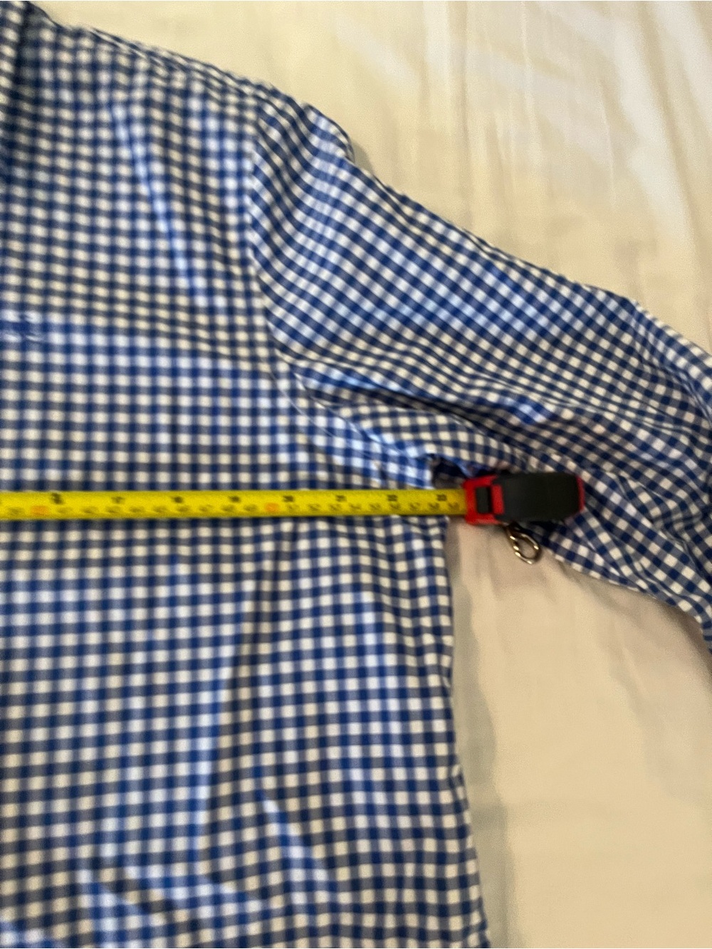 Lauren Ralph Lauren Blue Gingham Button-Up Shirt - Women’s - Picture 7 of 8